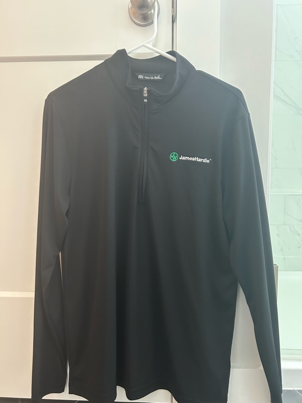 Travis Matthew JamesHardie Black Quarter-Zip Pullover